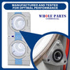 Upgraded Whole Parts Commercial Dryer Drum Rear Support Kit Part# 487245027 - Replacement & Compatible with Some Wascomat and Electrolux Professional Dryers