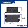 Whole Parts Upgraded Dryer Laundry Run Relay 110V/120V, Part# 5192-298-001 Compatible with Select Dexter Commercial Dryers