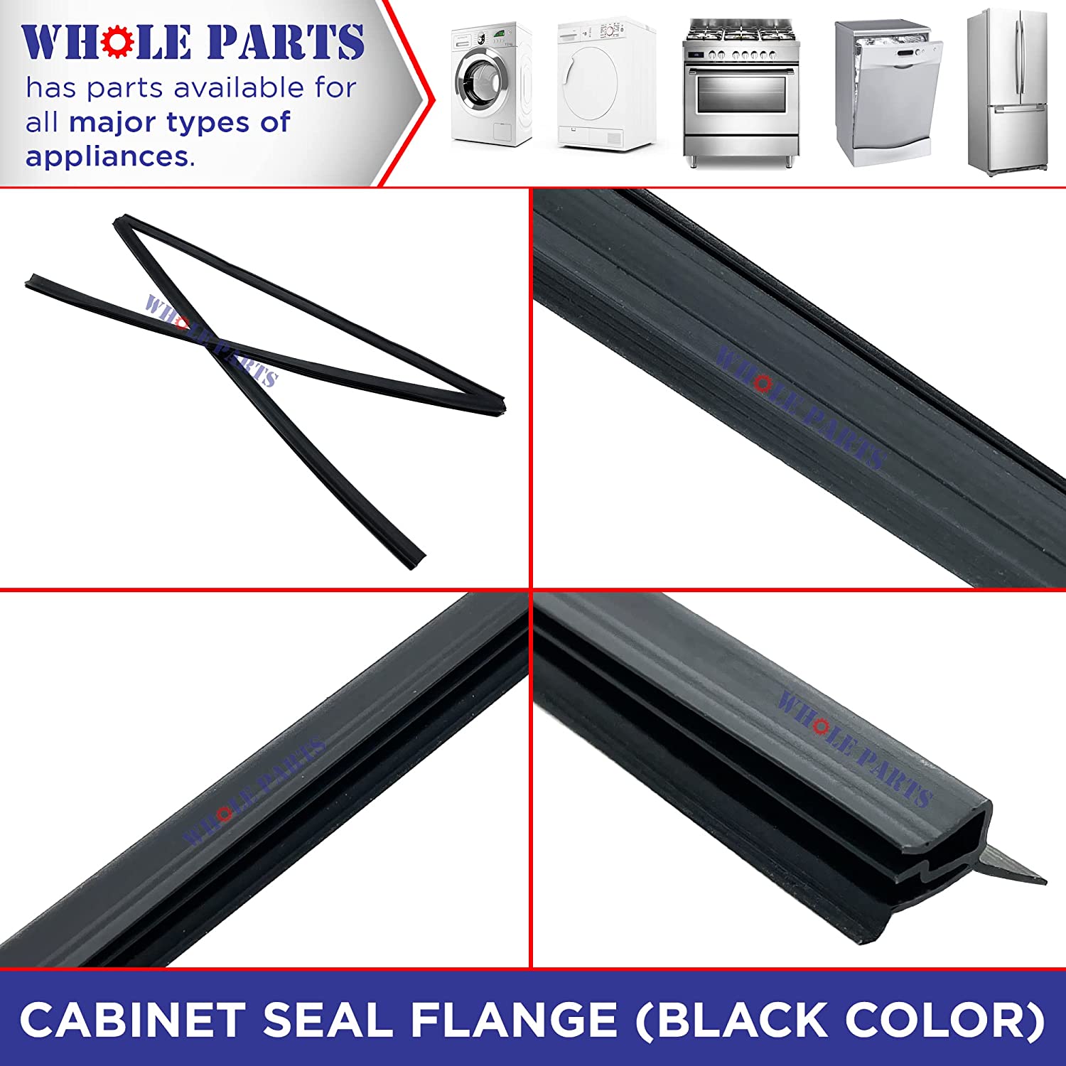 Official Whirlpool W10864081 Dishwasher Seal Official Whirlpool W10864081 Dishwasher Seal