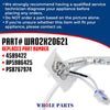 Upgraded Whole Parts Refrigerator Ice Maker Fill Tube Heater Part# WR02X20621 - Replacement & Compatible with Some GE Refrigerators