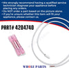 Upgraded Whole Parts 4204740 Refrigerator/Freezer Thermistor Assembly Part# 4204740 - Replacement & Compatible with Some Sub-Zero Refrigerators or Freezers