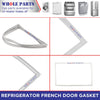 DA97-12522S Refrigerator French Door Gasket Assembly, Gray Color for Samsung