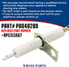 Whole Parts Flexible Rotisserie Ignitor Part# PB040280 - Replacement and Compatible with Some Viking Grills