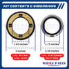Upgraded Whole Parts Ice Maker Water Seal Gasket Part# 9021142-01 - Replacement & Compatible with Some Ice-O-Matic Ice Machines