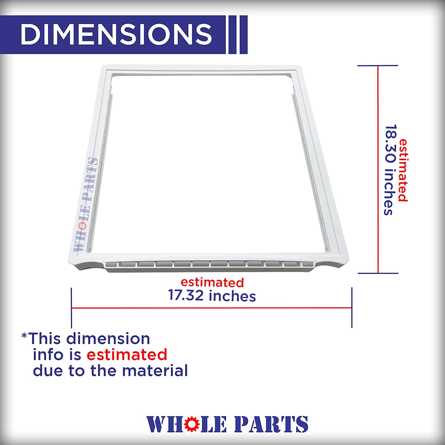 241969501 Refrigerator Meat Pan Shelf Frame – WHOLEPARTS