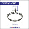 Whole Parts Range Oven Convection Heating Element Part# 00241778 - Replacement and Compatible with Some Bosch Ranges or Ovens
