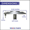 Whole Parts Range Burner Base with Ignitor Part# 003322-040 - Replacement & Compatible with Some Viking Burners or Ranges