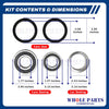 Whole Parts Washer Bearing & Seal Kit Part# UC35BK - Replacement & Compatible with Some Huebsch, Speed Queen and UniMac Washing Machines