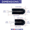 Whole Parts Glass Washer Replacement Brush Set Part# BRS-1722 - Replacement & Compatible with Some Bar Maid Glass Washers