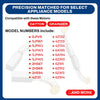 Upgraded Whole Parts Motor Brush Set (2 PCs) Part# 6YHY3 - Replacement & Compatible with Some Dayton and Grainger Motors