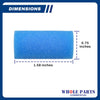 Whole Parts Ice Maker Water Dispenser Sanitary Sponge (Pack of 24) Part# 01075431 - Replacement & Compatible with Some Follett Ice Makers