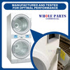 Whole Parts TD Dryer Top & Bottom Hinge Block Kit Part# 487339002 - Replacement & Compatible with Some Wascomat Dryers