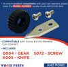 Whole Parts Edlund Knife and Gear Kit Part# KT1200 - Replacement & Compatible with Some #2 Old Reliable Can Openers