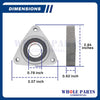 Upgraded Whole Parts Commercial Dryer Drum Rear Support Kit Part# 487245027 - Replacement & Compatible with Some Wascomat and Electrolux Professional Dryers