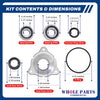 Commercial Washer Bearing Kit 40mm HC60 HC65 HC75 HC100 WF65 WF75 WF100 WFF65 WFF75 WFF100 - Replacement & Compatible with Some IPSO Washing Machines