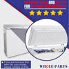 Whole Parts Freezer Door Gasket Seal (Magnetic Strip Inside, White) Part# 216481001 - Replacement & Compatible with Some Kenmore, Frigidaire, Tappan, Crosley, Kelvinator and Gibson Refrigerators