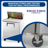 Whole Parts Upgraded Refrigeration Bottom Left Hinge Part# 870841 Compatible with Select True Commercial Refrigerators