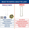 Whole Parts Upgraded Refrigerator Freezer Door Gasket White Part# WR24X5230 Compatible with Select GE and Kenmore / Sears Refrigerators