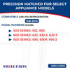 Upgraded Whole Parts Refrigerator Door Gasket (White) Part# 7042255 Compatible with Select Sub-Zero Refrigerators