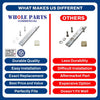 Whole Parts Upgraded Refrigeration Bottom Left Hinge Part# 870841 Compatible with Select True Commercial Refrigerators