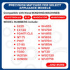 Upgraded Whole Parts Commercial Washer Bearing Kit Part# 472991312/991312 - Replacement and Compatible with Some Electrolux Laundry Systems, ELS, Wascator, Wascomat Washing Machines