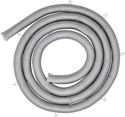 Whole Parts Range Oven Door Seal Gasket (Including 19 Mounting Clips) Part# WB02T10013 - Replacement and Compatible with Some GE, Hotpoint and Kenmore Ranges or Ovens