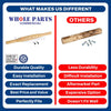 Whole Parts Upgraded Pizza Oven Door Handle with Screws Part# 71883 - Replacement & Compatible with Some Marsal Pizza Ovens