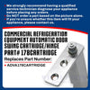 Upgraded Whole Parts Commercial Refrigeration Equipment Automatic Door Swing Cartridge/Hinge Part# 178CARTRIDGE - Replacement & Compatible with Some Avantco Refrigerators