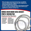 Whole Parts Range Oven Door Seal Gasket (Including 30 Mounting Clips) Part# 00486768 - Replacement and Compatible with Some Thermador and Bosch Ranges or Ovens