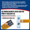 Whole Parts Ice Maker Remote User Switch Part# 9101394-01 - Replacement and Compatible with Some Ice-O-Matic Ice Makers