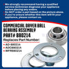 Upgraded Whole Parts Commercial Dryer Ball Bearing Assembly with Flange & Set Screws (5/8