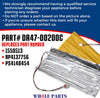 Whole Parts Upgraded Refrigerator Water Tank Heater Part# DA47-00200C Compatible with Select Samsung Refrigerators