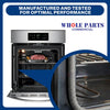 Whole Parts Range Oven Door Seal Gasket (Including 30 Mounting Clips) Part# 00486768 - Replacement and Compatible with Some Thermador and Bosch Ranges or Ovens