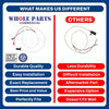Upgraded Whole Parts Ice Machine Magnetic Bin Curtain Switch (36”) Part# 000007888 - Replacement & Compatible with Some Manitowoc Ice Ice Makers