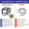 New WR24X20455 Refrigerator Freezer Door Gasket (Black) for GE