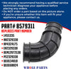 Whole Parts Dishwasher Pump Inlet Hose Part# 8579311 - Replacement and Compatible with Some Kitchen Aid, Maytag, Jenn Air, Kenmore and Whirlpool Dishwashers