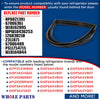 W10436253 Refrigerator French Door Seal Gasket Assembly, Black Color