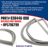 Upgraded Whole Parts Refrigerator Door Seal Gasket (Grey) Part# 038446-000 - Replacement & Compatible with Some Viking Refrigerators
