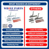 Whole Parts Commercial Restaurant Range Door Hinge Kit Part# 00-913102-00375 - Replacement & Compatible with Some Vulcan Hart Ranges or Ovens