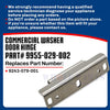 Whole Parts Upgraded Commercial Washer Door Hinge Part# 9955-029-002 Compatible with Select Dexter Heavy Duty Commercial Washing Machines