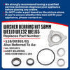 Commercial Washer Bearing Kit 58mm WE110 WE132 WE165 - Replacement & Compatible with Some IPSO Washing Machines