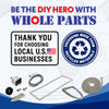 Whole Parts Dishwasher Pump Inlet Hose Part# 8579311 - Replacement and Compatible with Some Kitchen Aid, Maytag, Jenn Air, Kenmore and Whirlpool Dishwashers