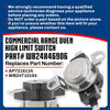 Upgraded Whole Parts Range Oven High Limit Switch Part# WB24X46906 - Replacement & Compatible with Some GE Ranges or Ovens