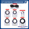 Upgraded Whole Parts Commercial Washer Bearing Kit Part# 991313 - Replacement & Compatible with Some Wascomat and Electrolux-ELS Washing Machines