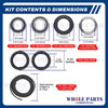 Upgraded Whole Parts Washer Bearing Kit Part# 472991314/991314 - Replacement & Compatible with Some Electrolux-ELS & Wascomat Washing Machine