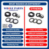Upgraded Whole Parts Washer Bearing Kit Part# 472991314/991314 - Replacement & Compatible with Some Electrolux-ELS & Wascomat Washing Machine