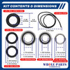 Upgraded Whole Parts Commercial Washer Bearing Kit Part# 472991312/991312 - Replacement and Compatible with Some Electrolux Laundry Systems, ELS, Wascator, Wascomat Washing Machines