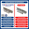 Whole Parts Upgraded Commercial Washer Door Hinge Part# 9955-029-002 Compatible with Select Dexter Heavy Duty Commercial Washing Machines