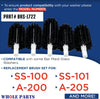 Whole Parts Glass Washer Replacement Brush Set Part# BRS-1722 - Replacement & Compatible with Some Bar Maid Glass Washers