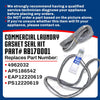 Whole Parts Commercial Laundry Gasket Seal Kit Part# RB170001 - Replacement & Compatible With Some Speed Queen and Alliance Dryers
